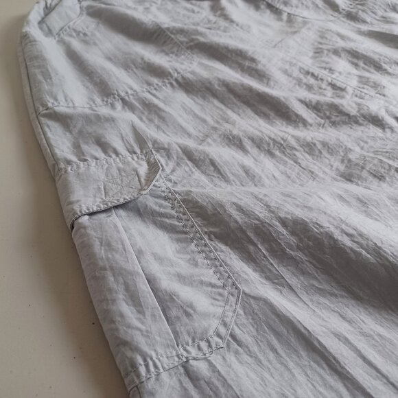 Drawstring-hem Parachute Maxi Skirt - Picture 5 of 16